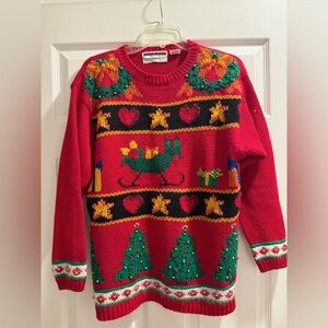 Women’s festive vintage Christmas sweater